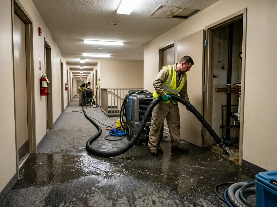 multi-unit-apartment-hallway-f-005 — frequently asked questions, Emergency Burst Pipe Water Extraction & Removal in Menasha,…